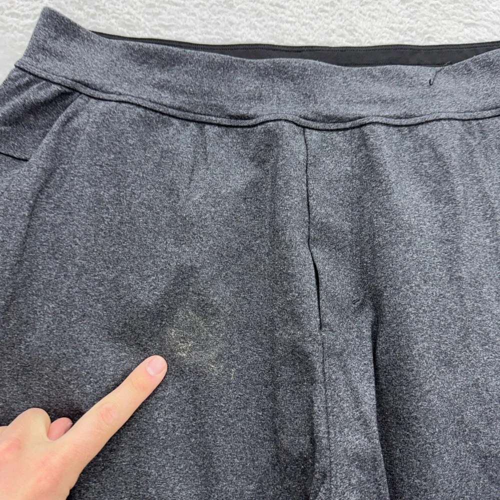 Lululemon‎ Mens ABC Jogger Pants XL Heathered Charcoal Grey Technical Stretch